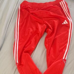 Adidas Kids Bright Coral/Crimson Joggers